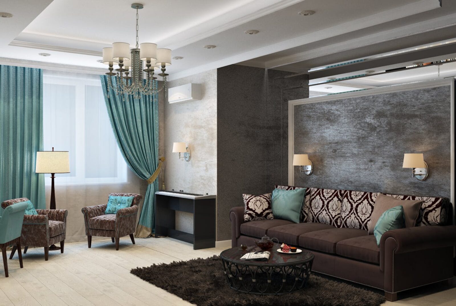 A freshly decorated London living room